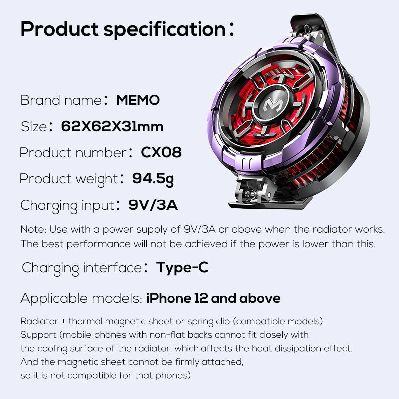 CX08 Pro / Frozen Magnetic Mobile Cooler