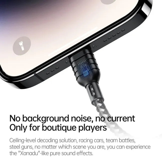Durable Plextone GS1 Lightning to 3.5mm audio adapter design