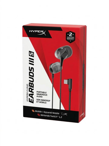 Image 1 (Main Front): HyperX Cloud Earbuds 3S Type-C Official Gaming Earphones