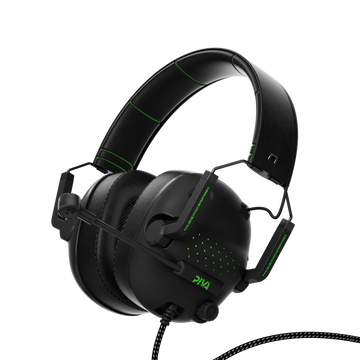 PIVA Aviator A100 black and green LED gaming headset 