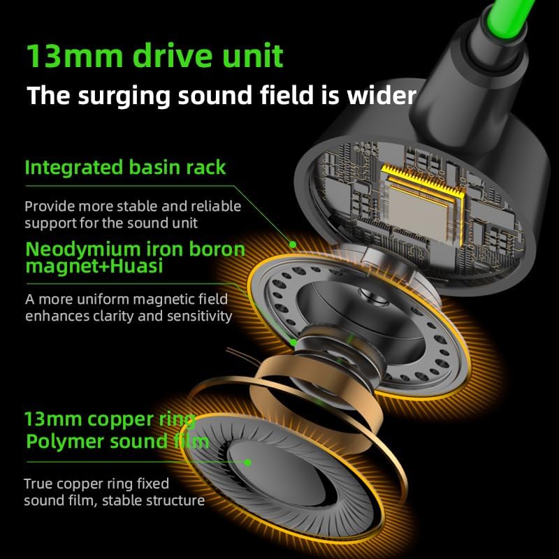 PIVA S6PRO USB-C gaming earphones with PD 27W pass-through charging on the compatible version