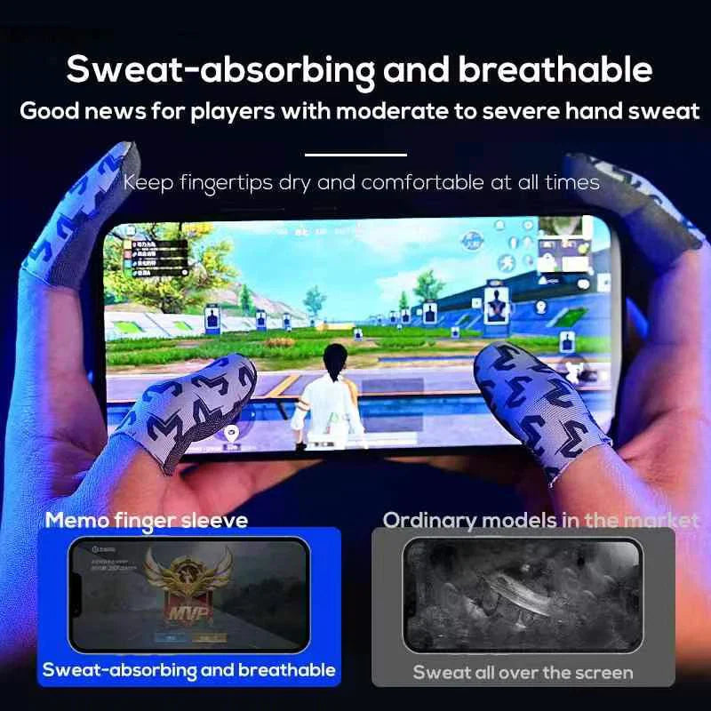 MEMO Premium Gaming Finger Sleeves FS02 | Sweat-Proof & Anti-Slip | Mobile Game Thumb Gloves Regular price