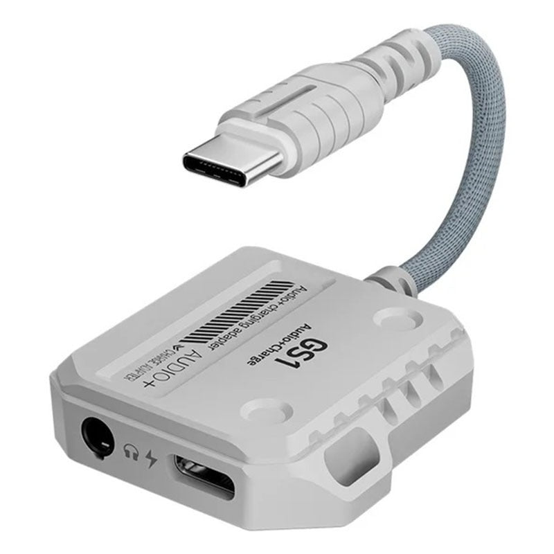 Plextone GS1 Gaming Adapter – Type-C Fast Charge + 3D Audio